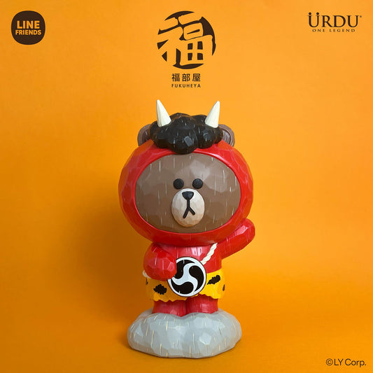 LINE FRIENDS meets URDU 福部屋招福BROWN系列 雷神熊大