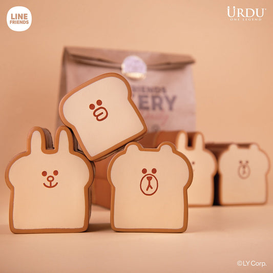 LINE FRIENDS MEETS URDU 烘焙系列 吐司麵包B(贈麵包愛德華)
