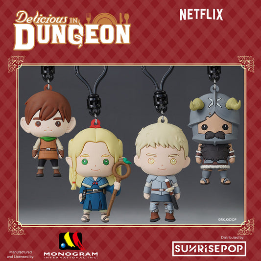 SUNRISEPOP 迷宮飯 立體軟膠公仔吊飾 12入盲盒套組