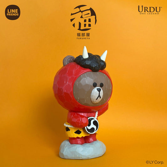 LINE FRIENDS meets URDU 福部屋招福BROWN系列 雷神熊大