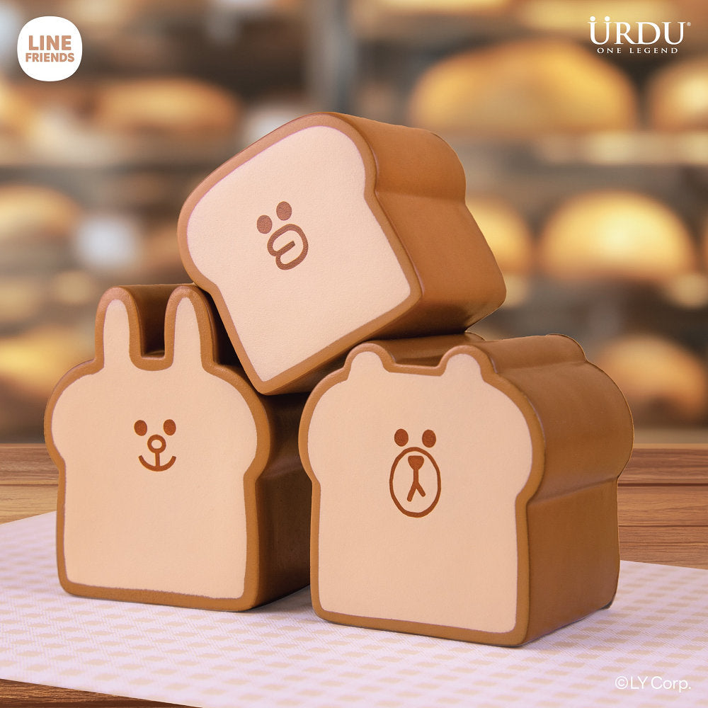 LINE FRIENDS MEETS URDU 烘焙系列 吐司麵包B(贈麵包愛德華)