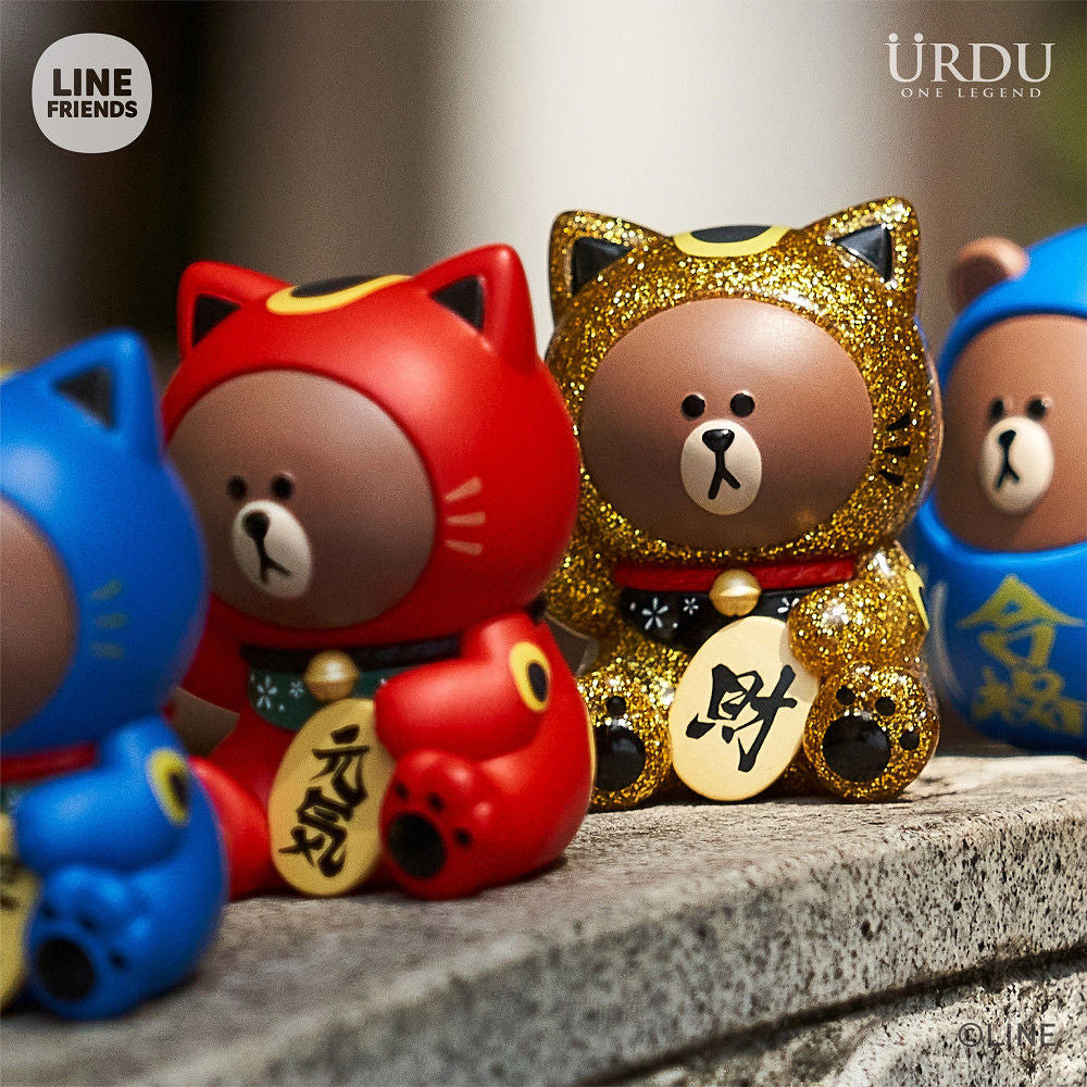 LINE FRIENDS 福部屋 招福BROWN系列 S1 8入盲盒套組 熊大