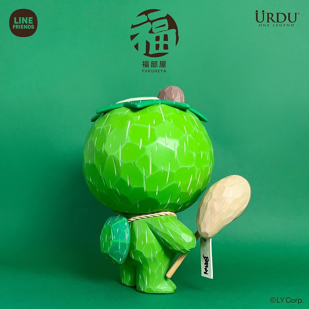 LINE FRIENDS meets URDU 福部屋招福BROWN系列 河童熊大