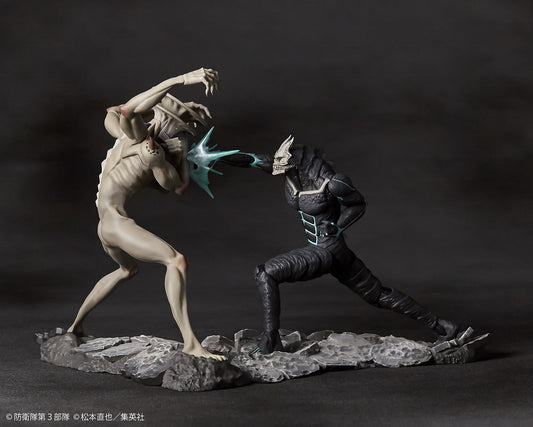 海洋堂 KD094 怪獸8號 怪獸8號 vs 怪獸9號 1:18 雕像