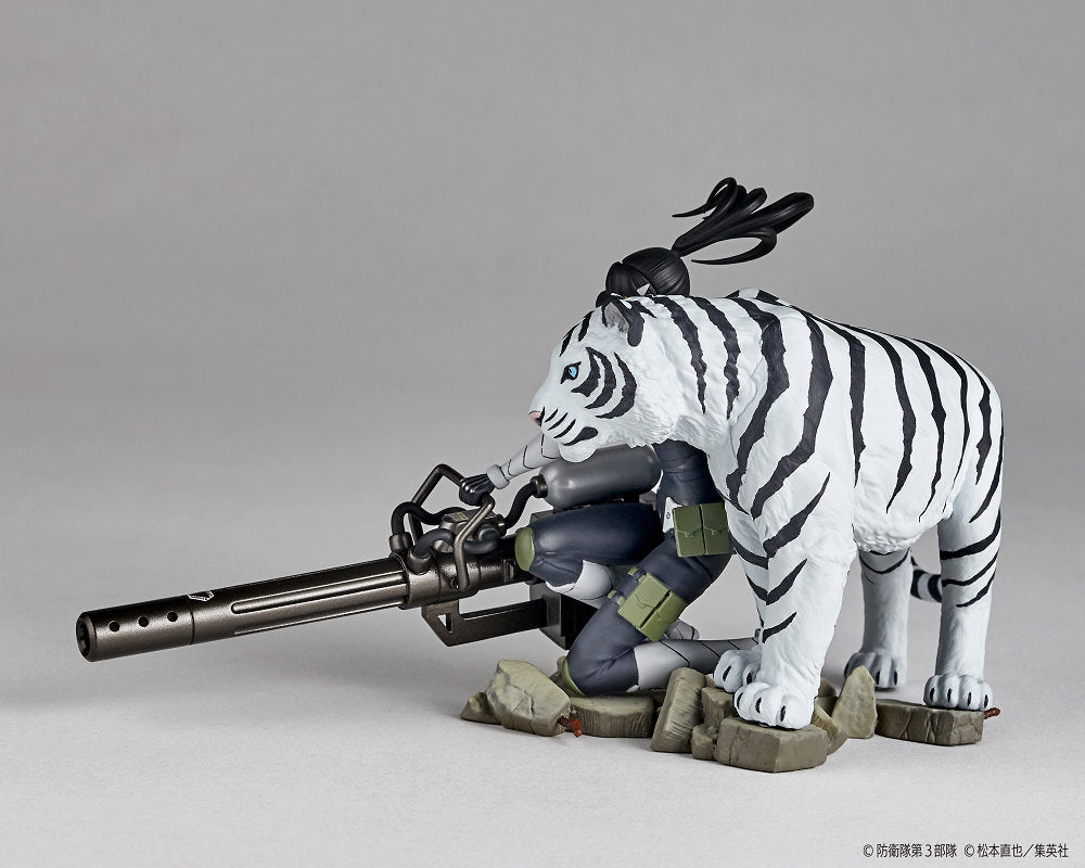 海洋堂 KD091 怪獸8號 亞白米娜 & 伐虎 1:18 雕像