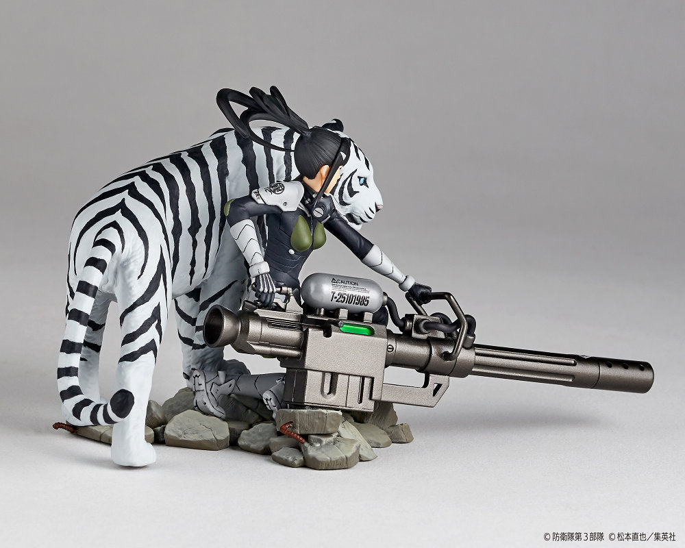 海洋堂 KD091 怪獸8號 亞白米娜 & 伐虎 1:18 雕像