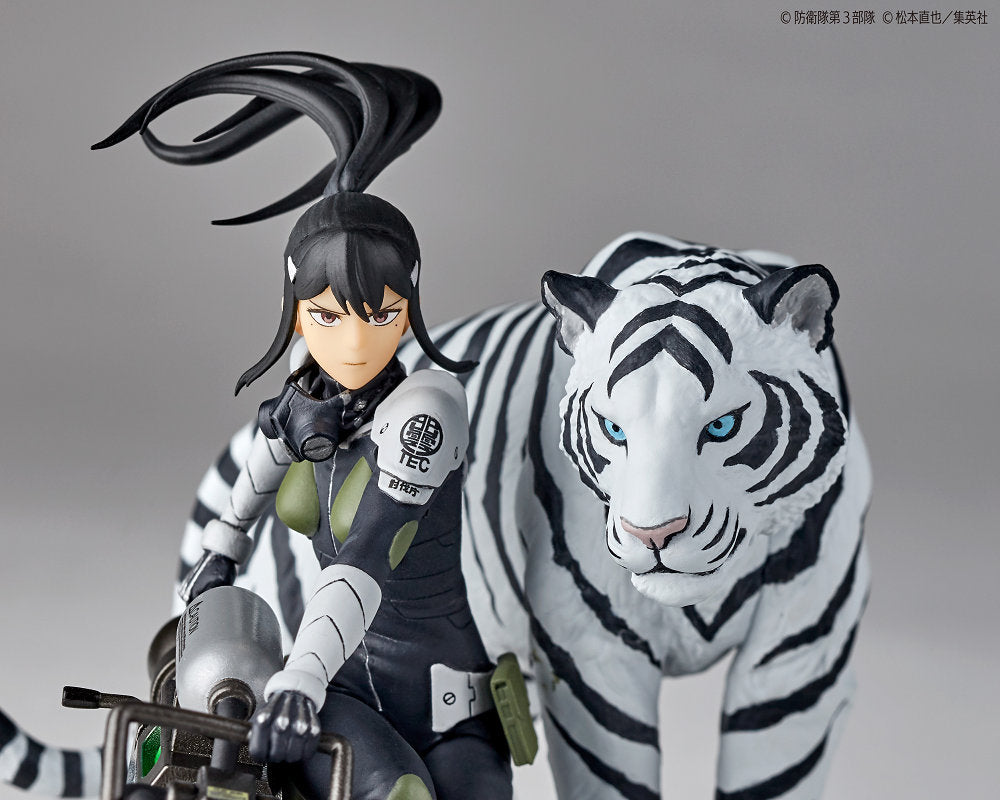 海洋堂 KD091 怪獸8號 亞白米娜 & 伐虎 1:18 雕像