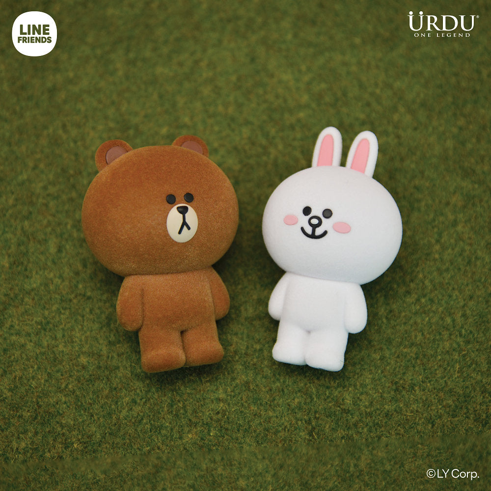 LINE FRIENDS BROWN植絨系列 6入盲盒套組 熊大兔兔