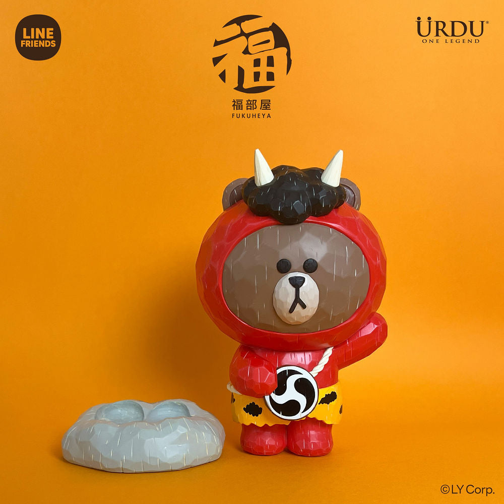 LINE FRIENDS meets URDU 福部屋招福BROWN系列 雷神熊大