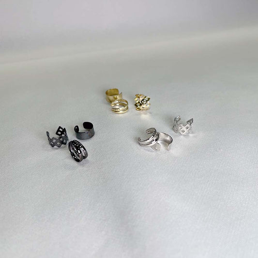 個性菱形鏤空耳骨夾