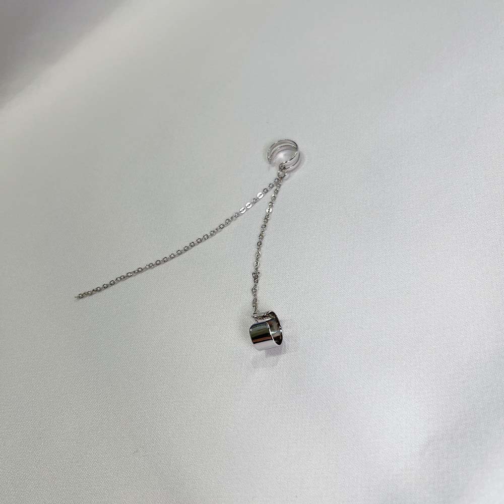 個性鍊條垂墜感耳骨夾