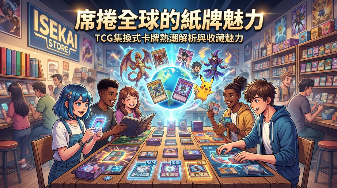 席捲全球的紙牌魅力：TCG集換式卡牌熱潮解析與收藏魅力