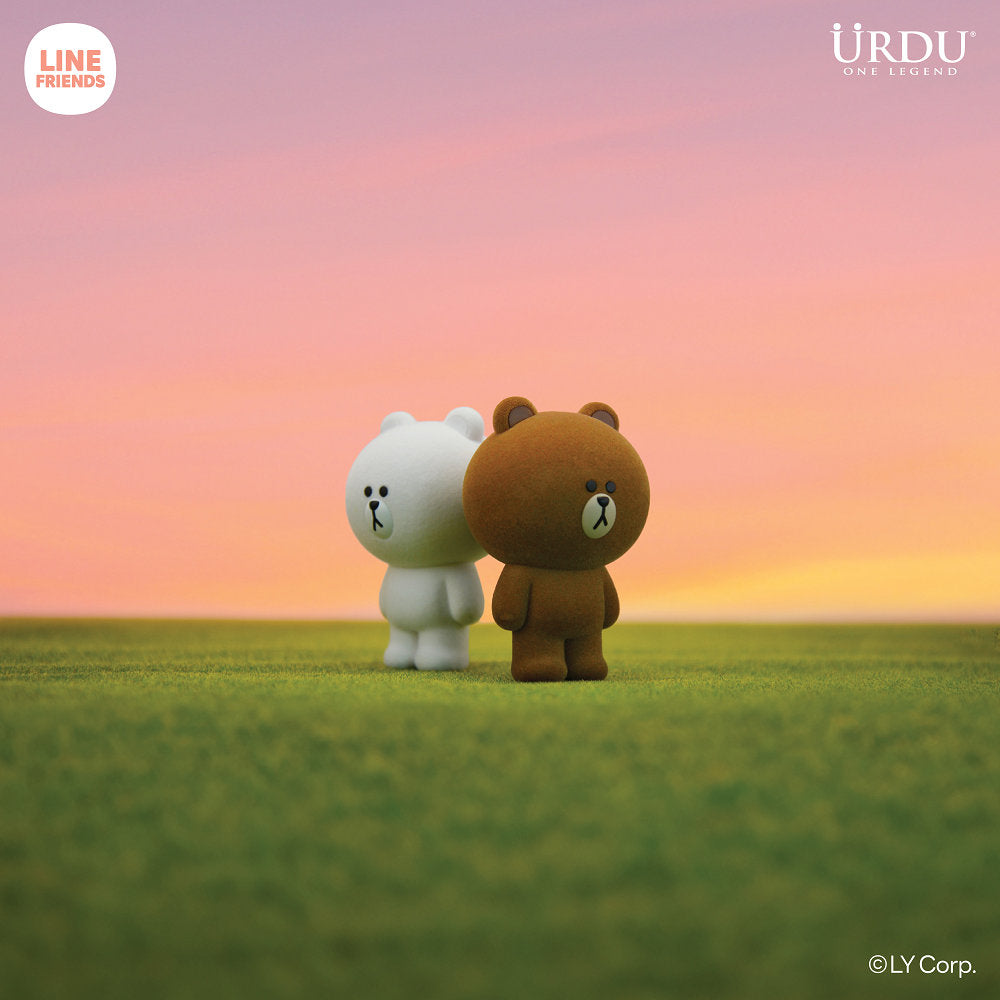 LINE FRIENDS BROWN植絨系列 6入盲盒套組 熊大兔兔