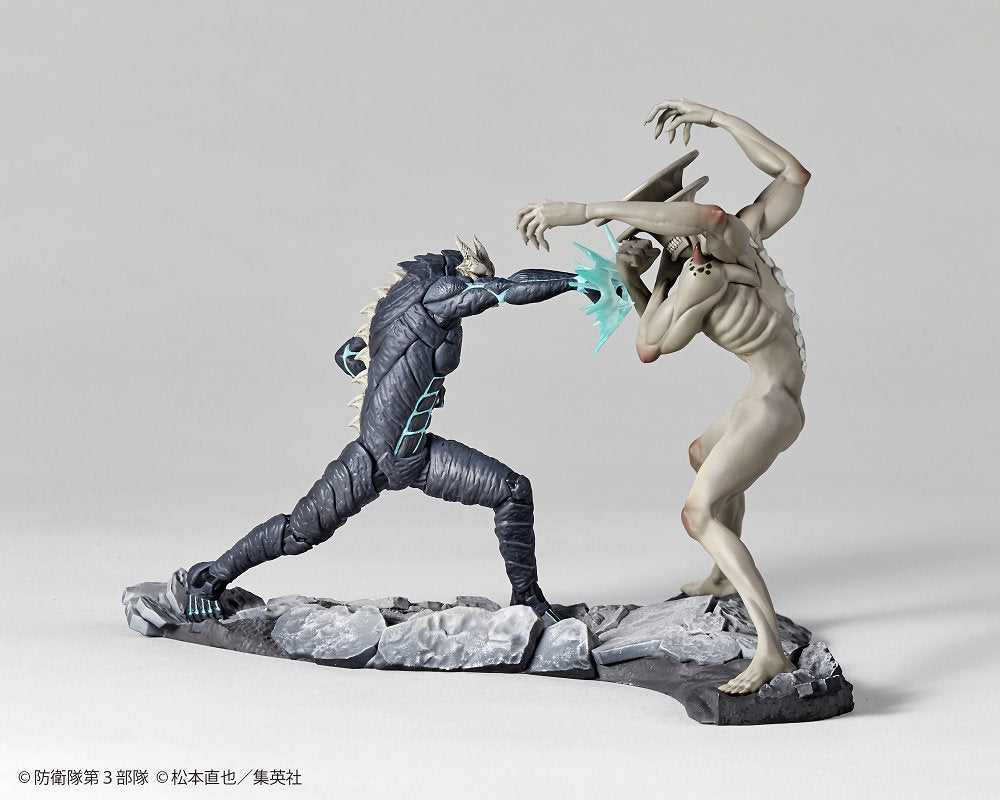 海洋堂 KD094 怪獸8號 怪獸8號 vs 怪獸9號 1：18 雕像
