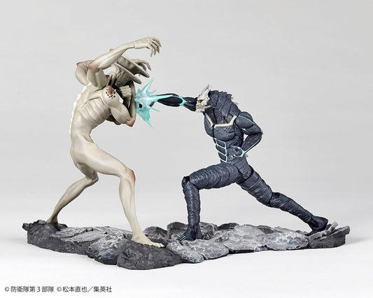 海洋堂 KD094 怪獸8號 怪獸8號 vs 怪獸9號 1：18 雕像