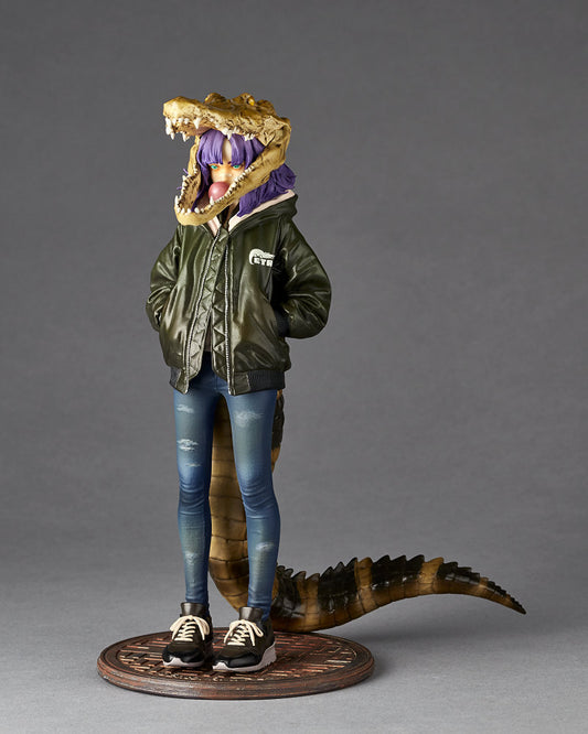 海洋堂 鱷魚女孩 1：7 雕像