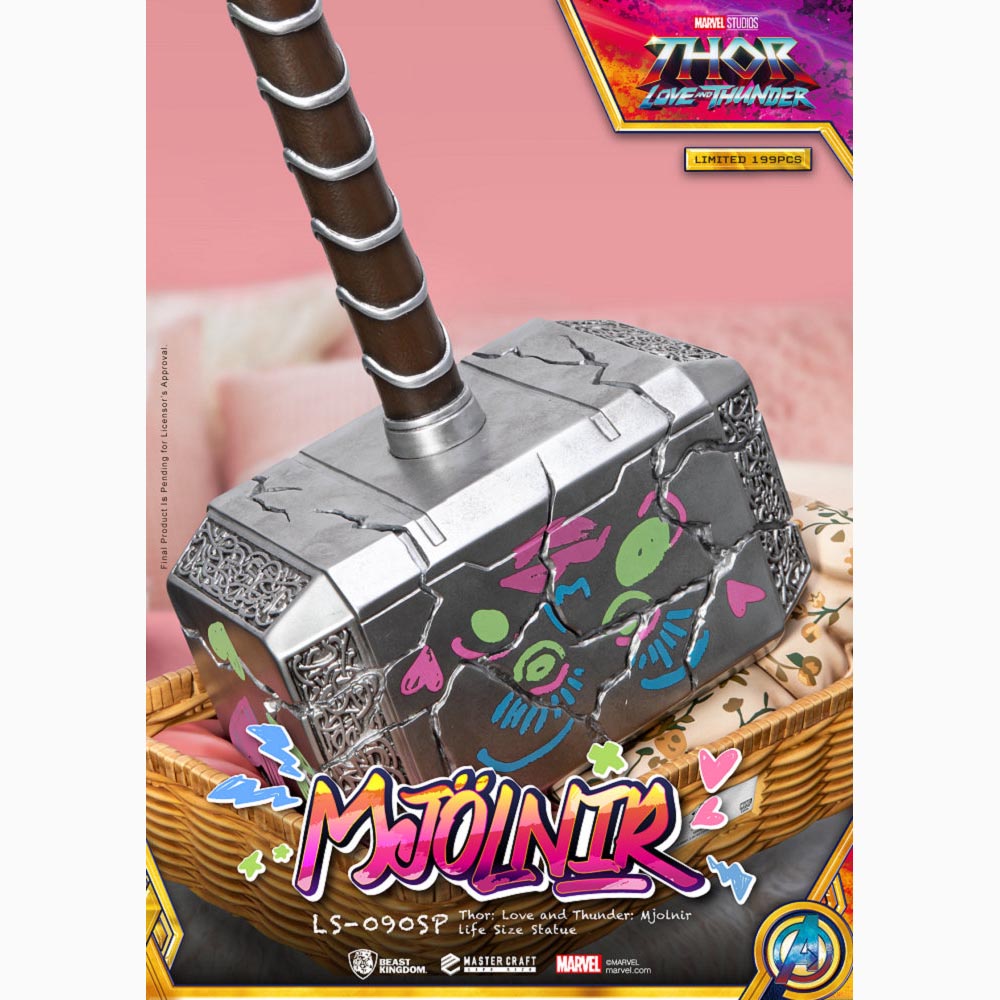LS-090SP 雷神索爾：愛與雷霆 雷神之槌 1:1雕像 特別版