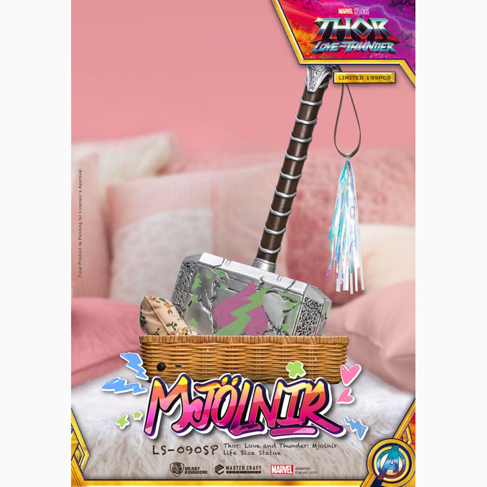 LS-090SP 雷神索爾：愛與雷霆 雷神之槌 1:1雕像 特別版