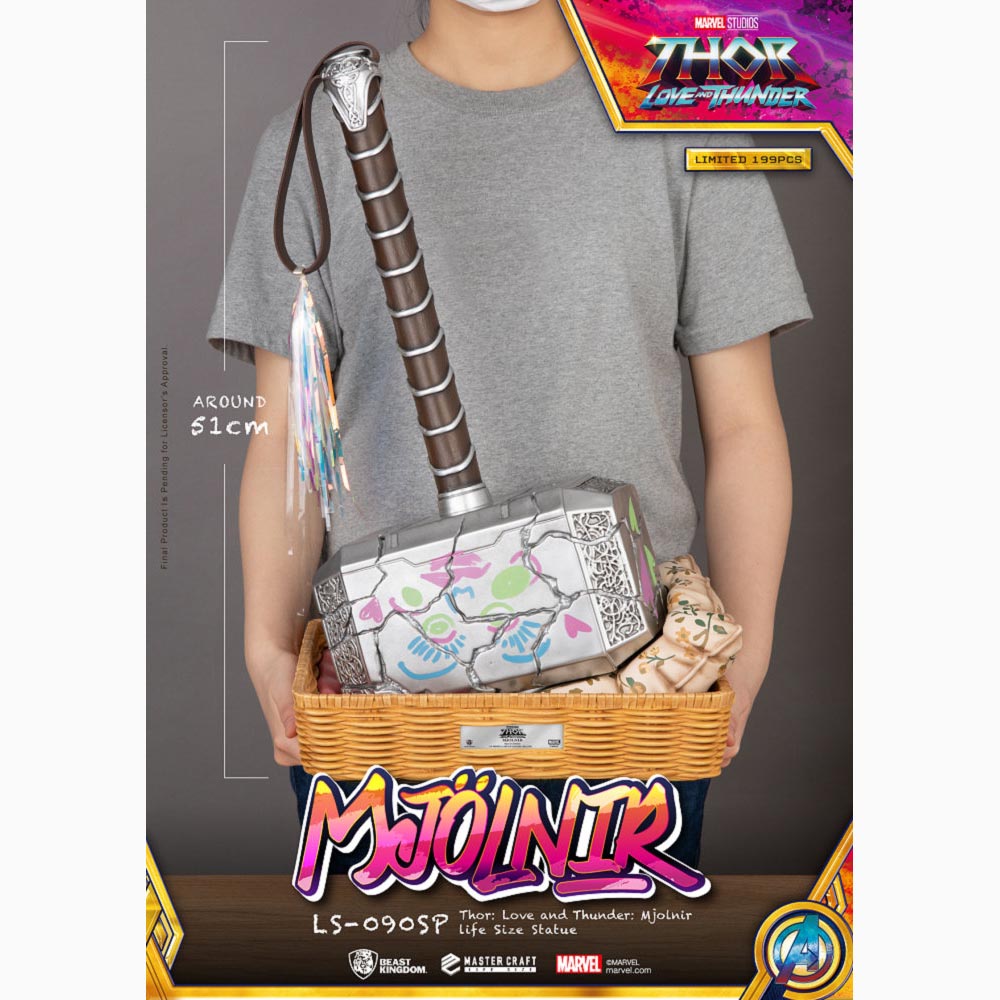 LS-090SP 雷神索爾：愛與雷霆 雷神之槌 1:1雕像 特別版