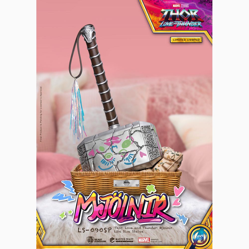 LS-090SP 雷神索爾：愛與雷霆 雷神之槌 1:1雕像 特別版