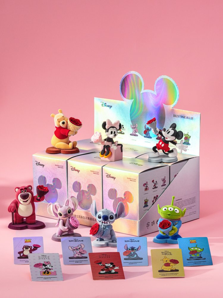 BESTINE x Disney 永生花系列 唯愛花語 盲盒套組 (6入)