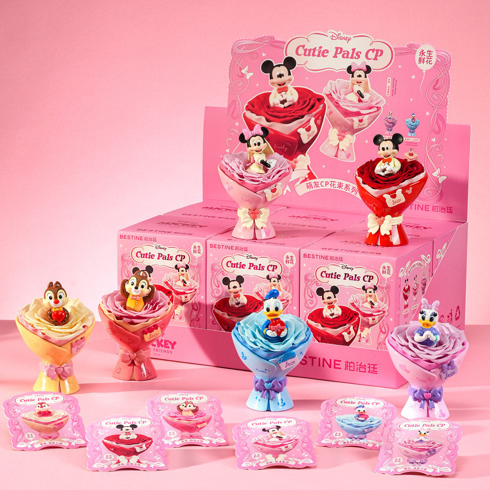 BESTINE x Disney 永生花系列 CP萌友花束 盲盒套組 (6入)