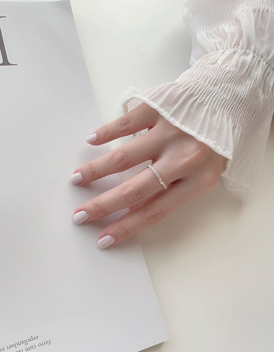極細波光粼粼戒指