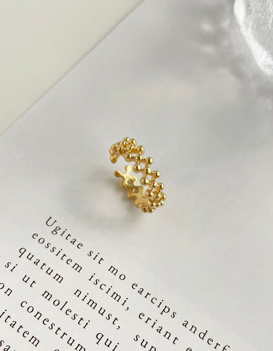 歐美菱格可調式戒指