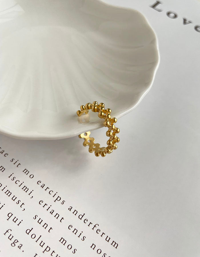 歐美菱格可調式戒指