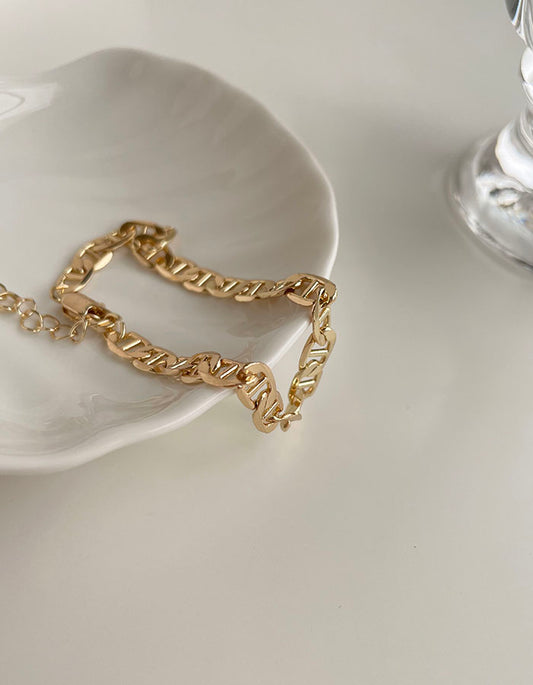 歐美幾何鍊條手鍊