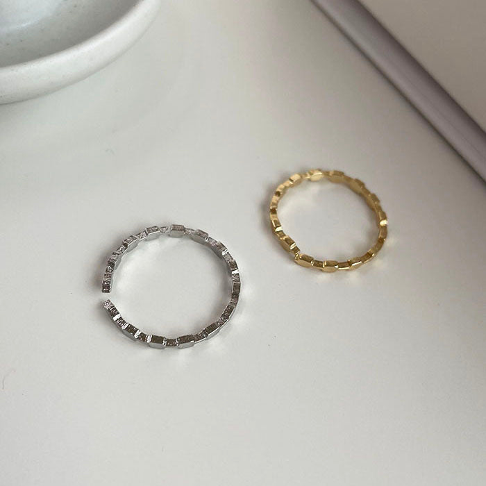 極細小方塊戒指