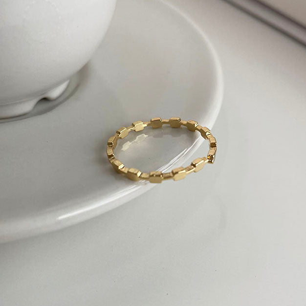 極細小方塊戒指