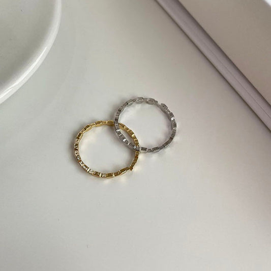 極細小方塊戒指