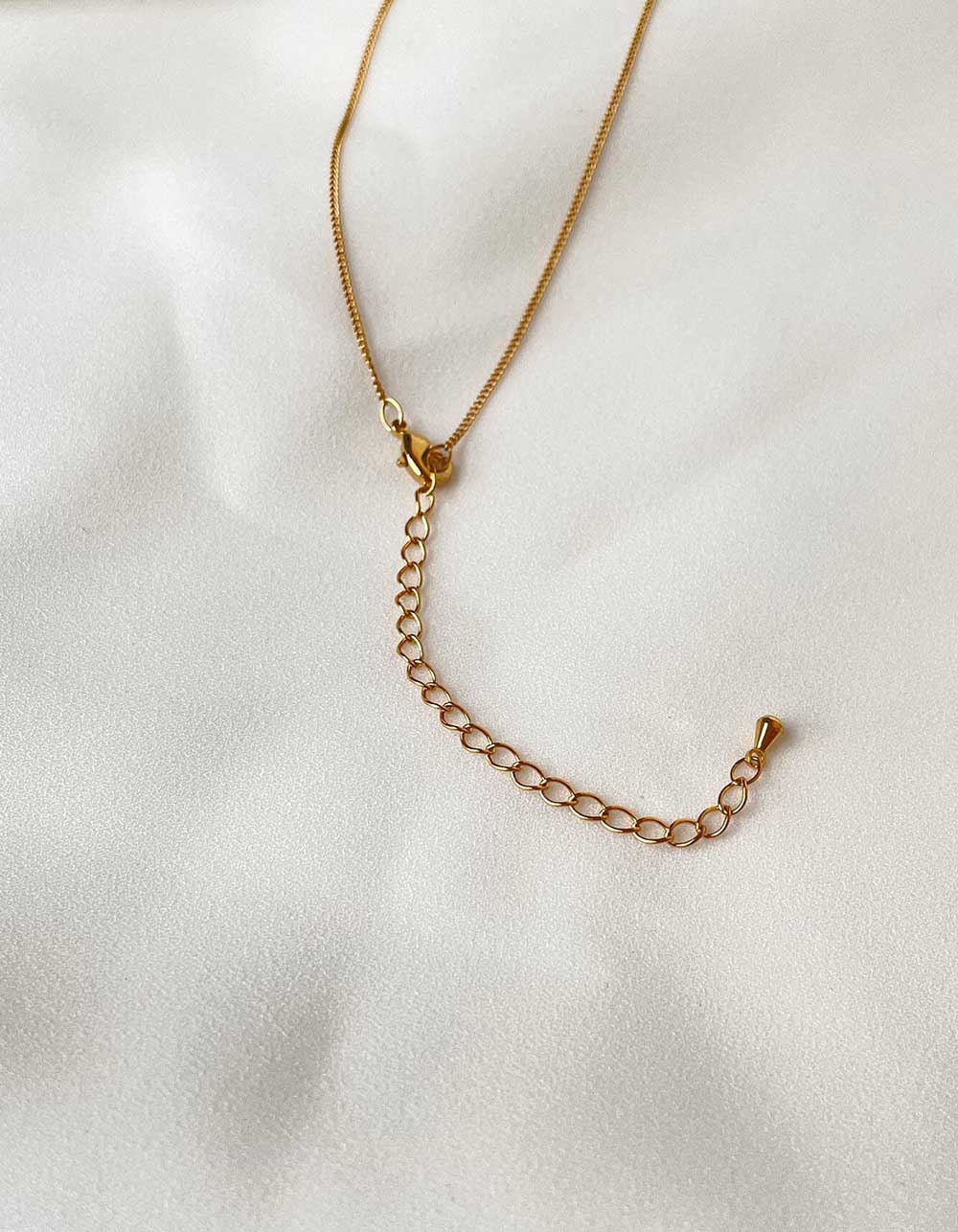 簡約星芒鑲鑽吊牌項鍊