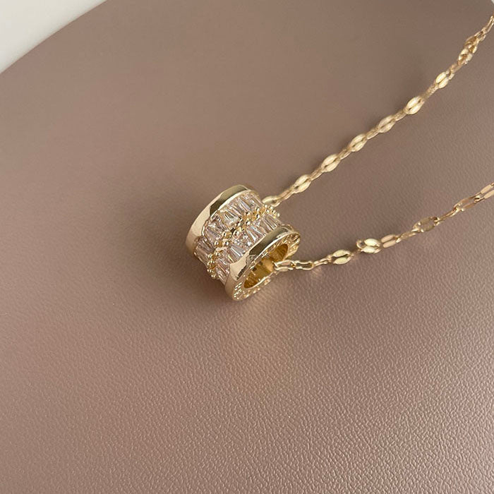 輕奢感亮鑽項鍊