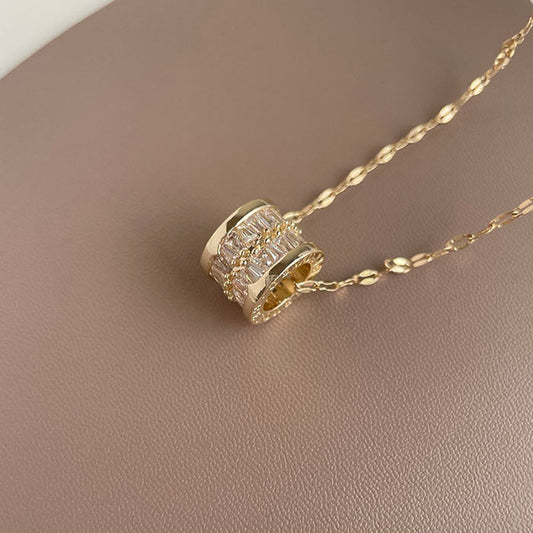 輕奢感亮鑽項鍊