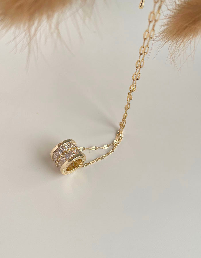 輕奢感亮鑽項鍊