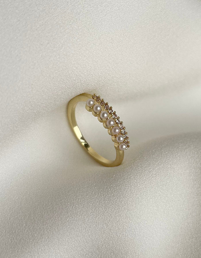 巴洛克珍珠調節戒指