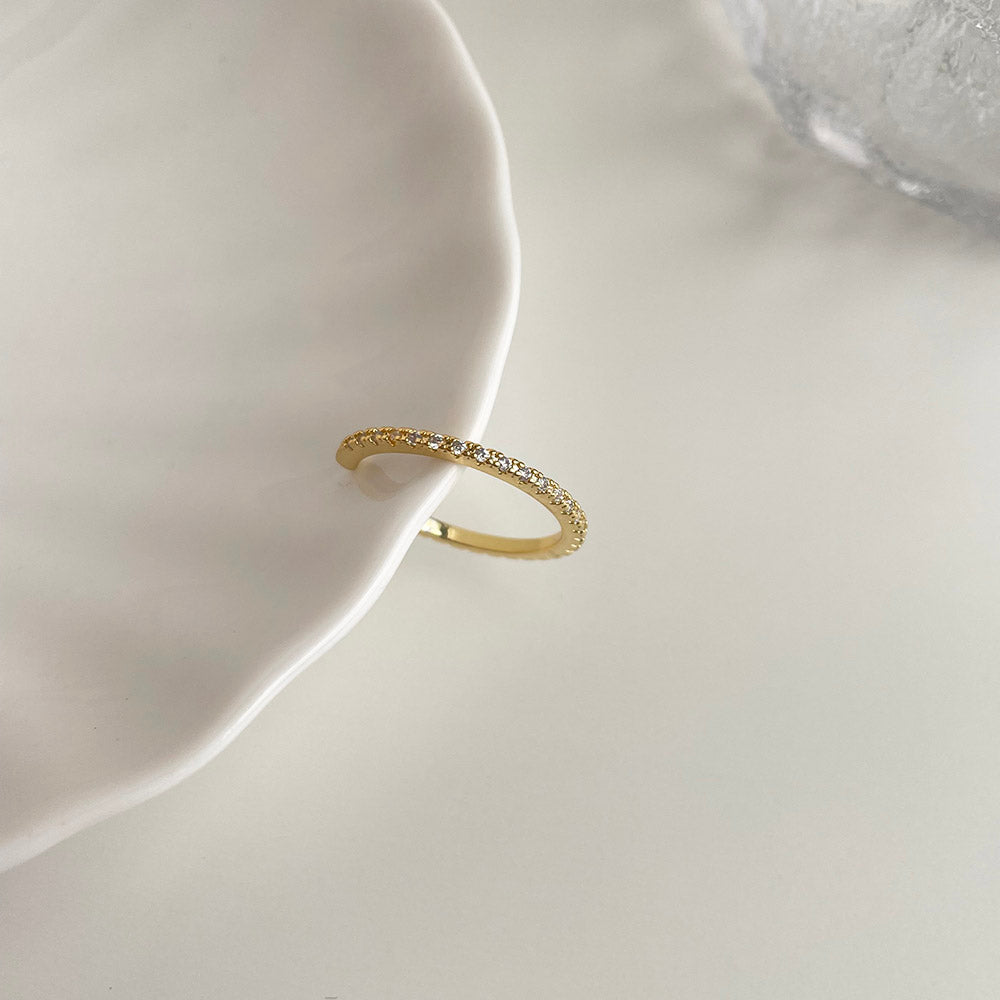 細緻閃爍可調戒指