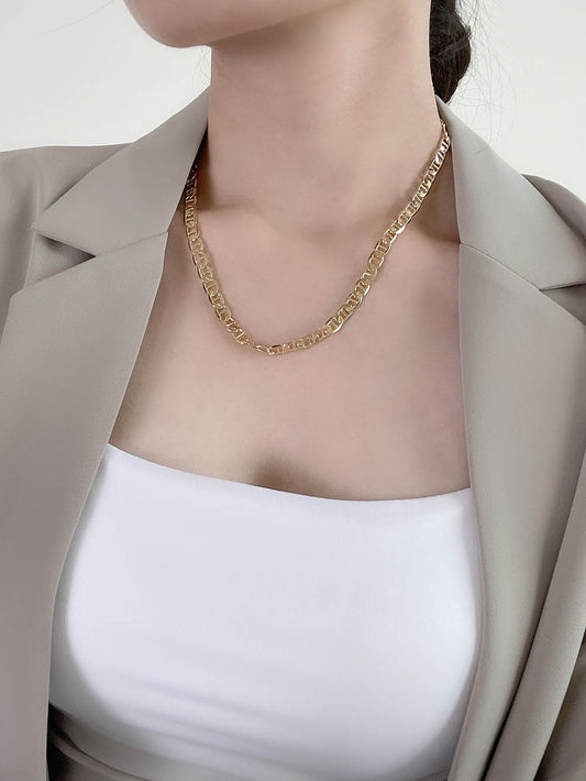 歐美幾何鍊條項鍊