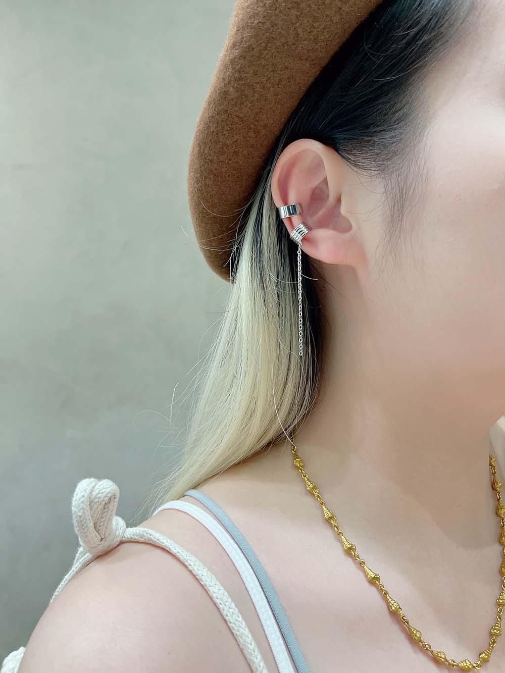 極簡中帶點個性耳骨夾