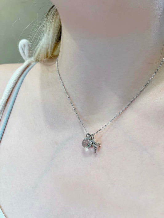 水光珠鯨吞尾項鍊