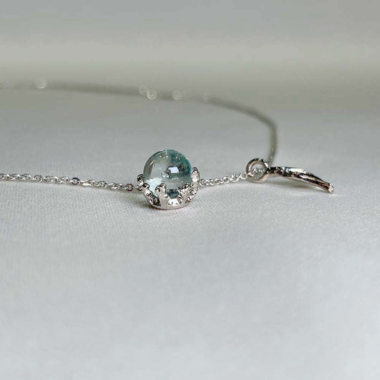 水光珠鯨吞尾項鍊